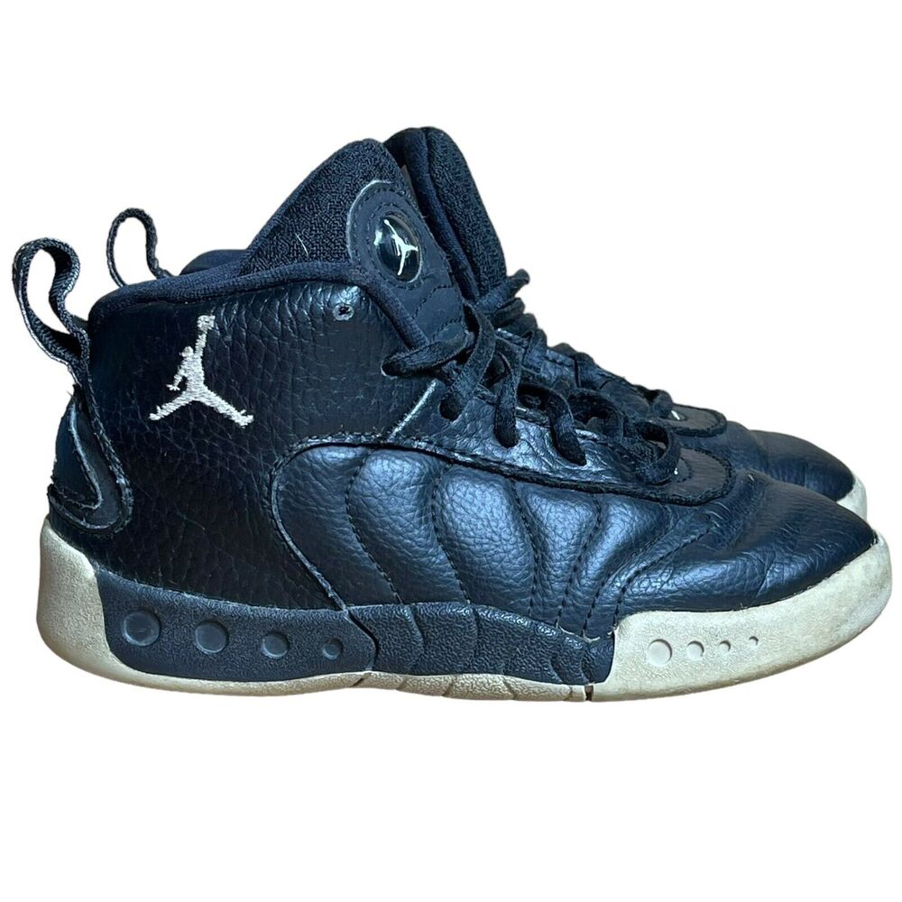 Air Jordan Boys Jumpman Pro Basketball Shoes Black 909419-022 Mid Top Lace Up 9C